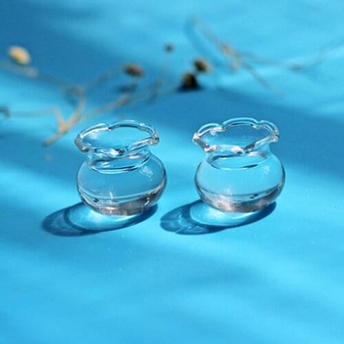 Dollhouse Fish Tank Smooth Surface DIY Accessories Glass High Simulation Pretend Fish Tank Model for Dollhouse Scene