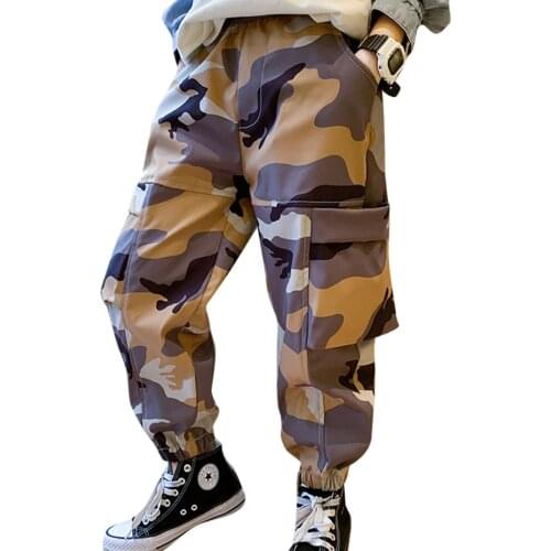 Girls Pants Camouflage Pattern Kids Girls Pants Spring Autumn Sweatpants For Children Casual Kids Clothes Girls