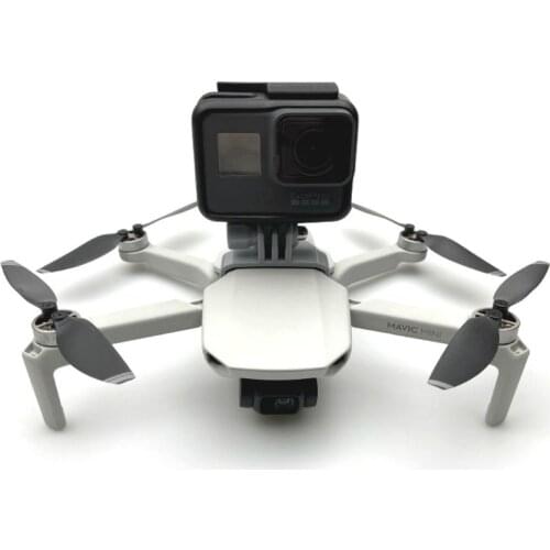Extended Adapter Bracket Holder with 1/4 Threaded Screw for DJI Mavic Mini Drone 360 Panorama Camera for Go-Pro 8 Accessories