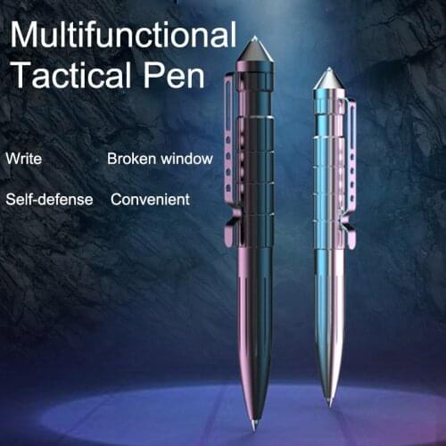 Drop shiping Multi-function Tactical Pen Self-defense Write Broken Window Tool Anti-wolf Outdoor Supplies Self-Protection