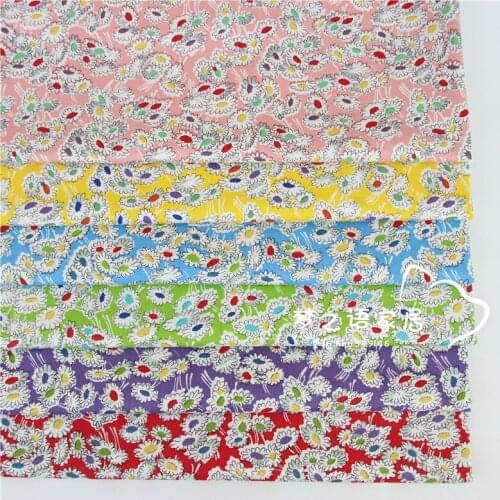 Floral Printed Cotton Fabric DIY Patchwork Quilting Fat Quarters Tissus Sewing Handmade Pillow Tissus Baby Dress Tecido Tilda