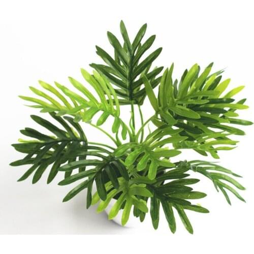 Mexican Autumn Decoration Artificial Plants Green Fern bush Leaves Garden Home decor artificial grass plant