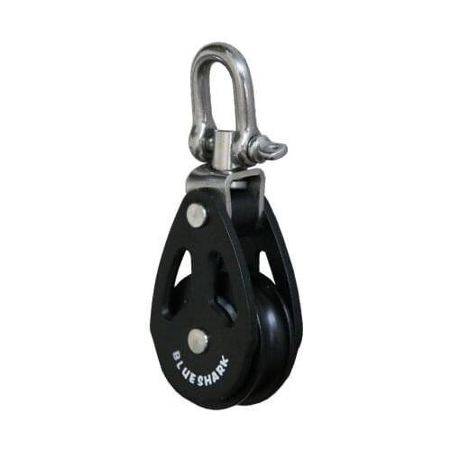 Sailboat Hardware 28 mm 1 3/32 Inch Aluminum Single Fixed Block 2100-F