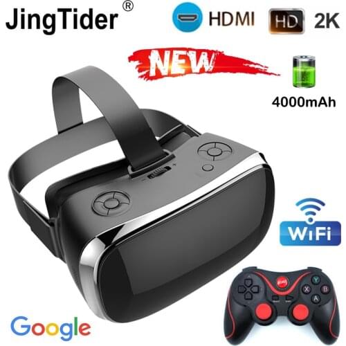 V3H VR Glasses All in One Virtual Reality VR Glasses 5.5 inch 2K Display 3GB/16GB Quad Core Wifi 4000mAh Support 3D Movie Games