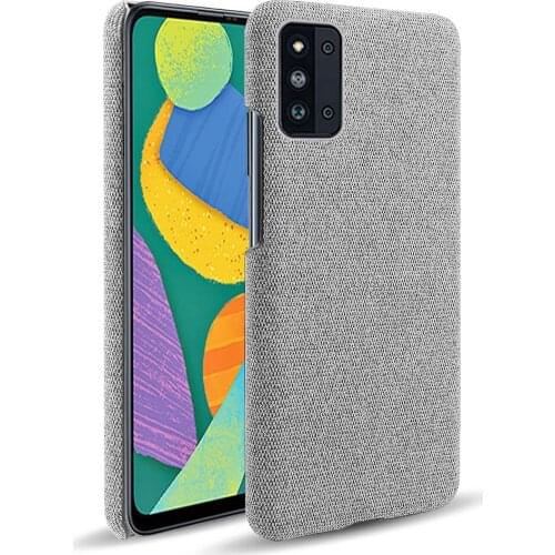 Luxury Cloth Business Case For Samsung F52 5G F62 F41 A Quantum 2 Funda Slim Hard PC Cover For Galaxy M62 A9 A8Star A8s A6s M21s