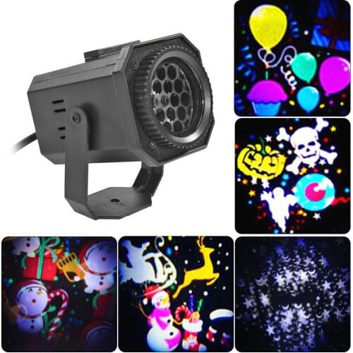 Christmas Lights Outdoor LED Stage Light Club Projector Disco Party DJ Decor