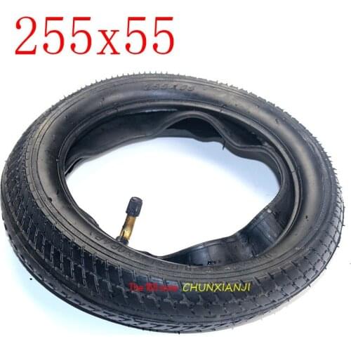 Lightning Shipment 255X55 Tyres and Inner Tube 255*55tyre for Childrens Tricycle Baby Trolley Tires