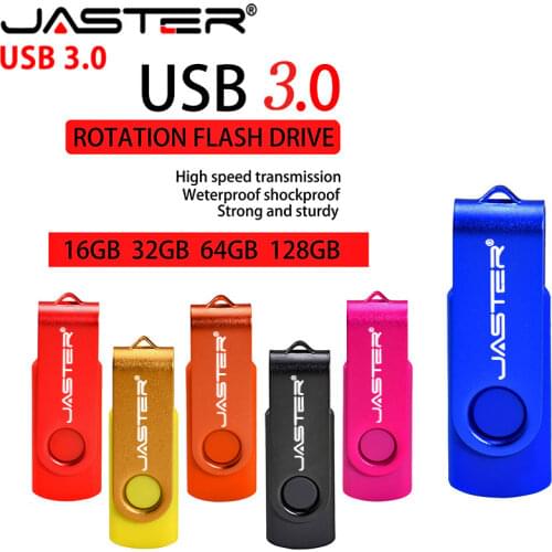 JASTER Rotation USB Flash Drive Pen Drive 4GB 8GB 16GB 32GB 64GB High Speed Usb Stick 3. 0 Flash Drive Pendrive