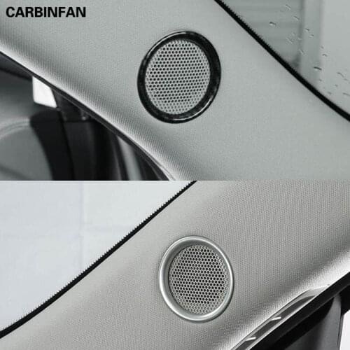 Interior a Pillar Door Stereo Speaker Cover Trim Ring Bezel Frame Surround Decoration 2pcs/set For Mazda Cx-5 Cx5 KF 2017 2018