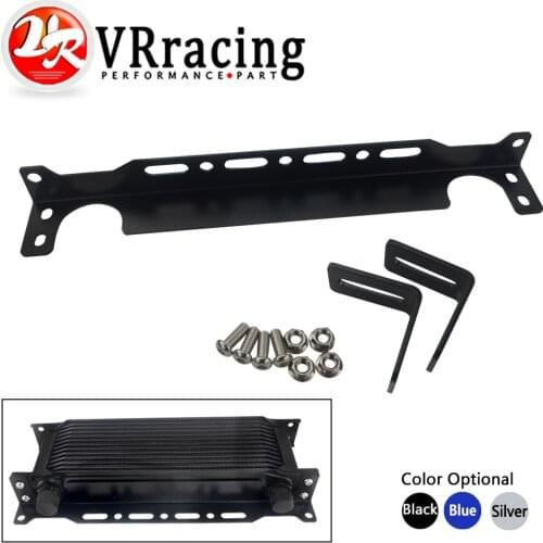 VR - New British type Universal Engine Oil Cooler Mounting Bracket Kit 2mm Thickness Aluminum VR-OCB01