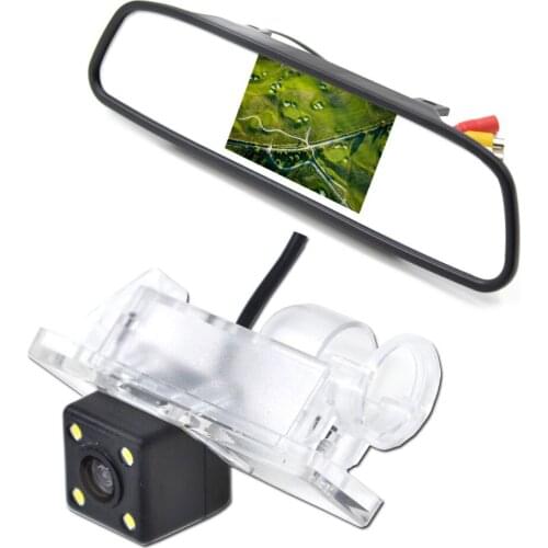 4.3 Car Mirror Monitor +Night Vision Backup Rear view Reverse Car Camera For Benz Viano/Vito/V-Class MPV