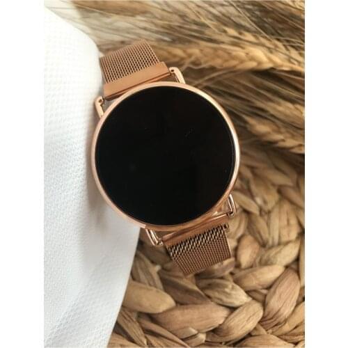 Womens Touch Screen Magnet Cord Wrist watch