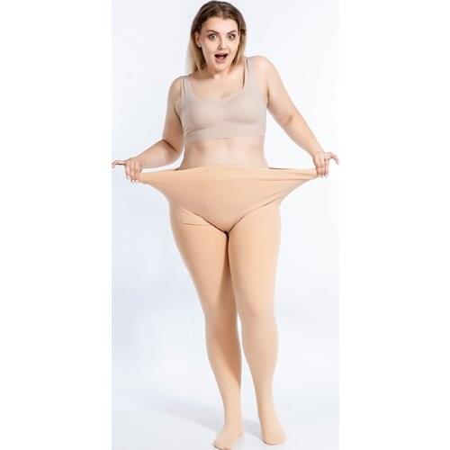 Plus size winter thickening plus fat plus size rich sister warm stockings leggings women autumn and winter