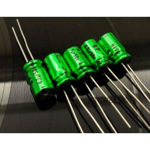 10pcs NEW Nichicon MUSE BP ES 4.7uF/50V (Bi)Non Polar Nonpolar Bipolar HiFi Audio Capacitor