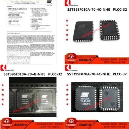10 pcs SST39SF010A-70-4C-NHE SST39SF010A-70-4I-NHE SST39SF010A 39SF010A SST39SF020A-70-4C-NHE SST39SF020A 39SF020A 100% New