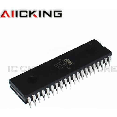 10/PCS AT89C52-24PI AT89C52 DIP40 Integrated IC Chip New original