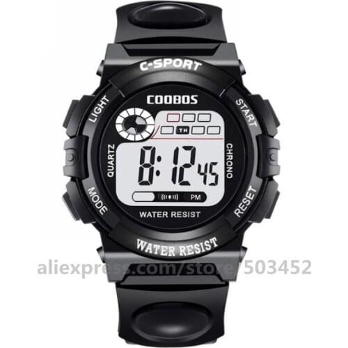 100pcs/lot Reloj Hombre Fashion Kids Sport Watch Wholesale Electronic Watches For Student Cheap Dight Wristwatch men Reloj Mujer