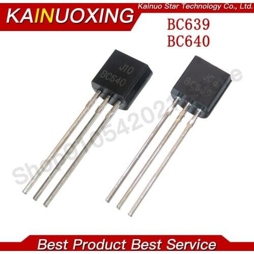 20PCS BC639 BC640 Each 10pcs TO-92 NPN PNP Transistor General Pupose Amplifier New Original Free Shipping