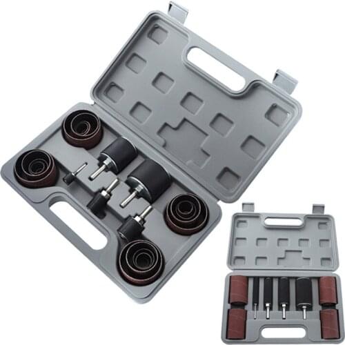 NEW 25pcs Sanding Belt set 80# 120# Sandpaper Drum Sanding Sander Kit Set for Woodworking Tools