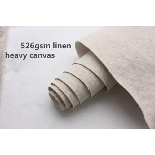 526g heavy linen blend blank painting canvas with good quality 156cm wide