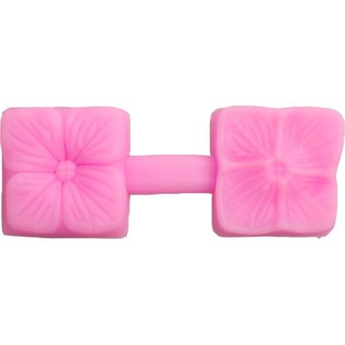 7.5*0.9CM DIY Sugar Craft Cake Vintage Petal Four Leaf Cake Silicone Mold Fondant Mold Cake Decorating Tools Gum Paste Mold