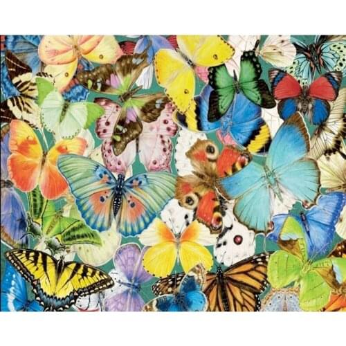 GATYZTORY 5D DIY Diamond Embroidery Butterfly Full Square/Round Drill Diamond Painting Cross Stitch Animal Handicraft Home Decor