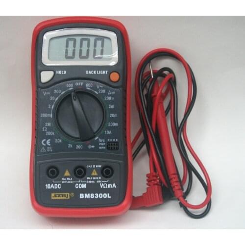Binjiang pocket digital multimeter bm8300l mini digital multimeter pocket type multimeter