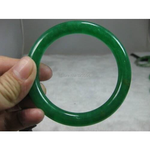 NATURE BEAUTIFUL GRASS GREEN BRACELET BANGLE 60MM