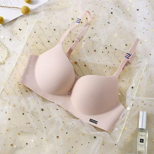 Sexy Seamless Bras for Women Gather Fashion Bralettle Underwear Bras Wireless Lingerie Brassiere BH for Women Push Up