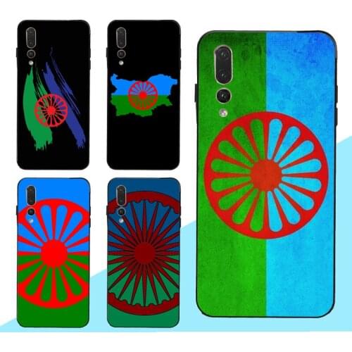 Gypsy Romani Roma Flag Case For Huawei P10 P30 P20 Lite P40 Pro Mate 10 20 Lite 30 Pro P Smart 2019 Z Coque