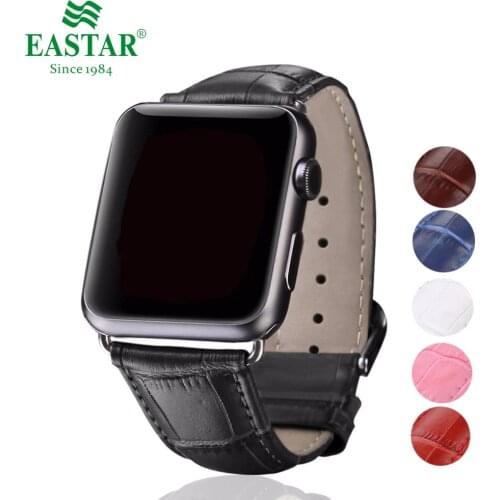 Colorful Leather Watchband for Apple Watch Band Series 3/2/1 Sport Leather Bracelet 42mm 38mm Strap For iwatch 6/5/4 SE Band