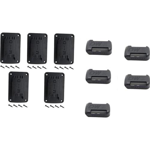 For Dewalt DCB 18V/20V M18 18V Power Tool Holders&Battery Mounts Battery Holder Wall Mount Display Hanger
