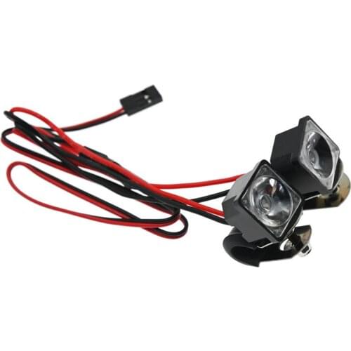 For Mn90 MN90k MN91 WPL B14 B14K B24 super bright RC climbing car headlamp spotlight R buckle bracket square lamp for retrofit