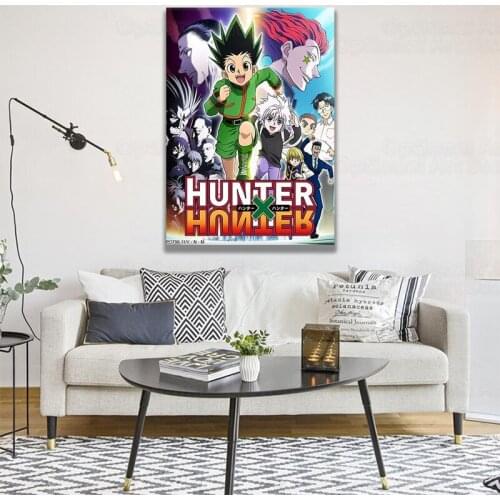 Hunter X Hunter Anime Art Silk Fabric Poster Print Wall Pictures For Bedroom Living Room Decoration