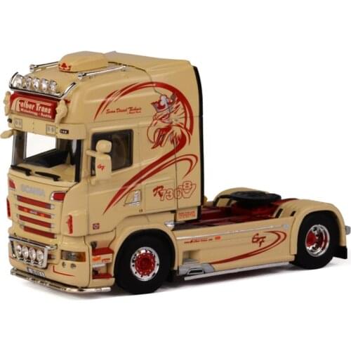 Exquisite Alloy Model Gift WSI 1:50 Scale SCANIA R6 TOPLINE 4x2 Truck Tractor Vehicles DieCast Toy Model Collection 01-1607