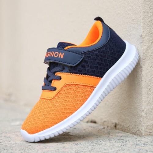 Fashion Kids Sport Shoes Boys Sneakers Running Breathable Soft Sole Children Casual Shoes Lightweight Mesh Girls Sneakers School