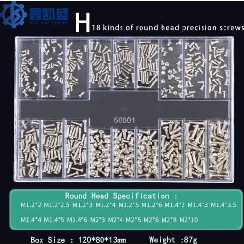 M3 Mechanical Screw Box Precision Small Screw Micro Screw Set Notebook Maintenance Glasses Watch Accessories Screw