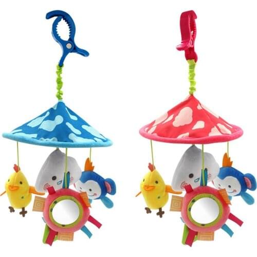 Baby Crib Mobile Toys Clip On Baby Stroller Toys For Toddlers High-quality Eco-friendly Plush Materials Newborn Cartoon Toys