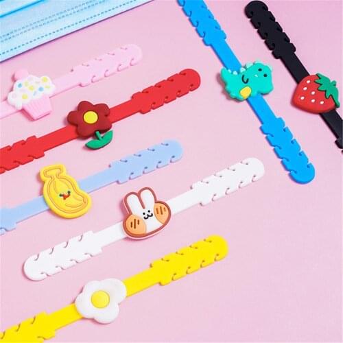 Ear Pain Relieved Ear Savers Anti-Tightening Masks Buckle Cartoon For Kids Mask Hook Mask Extender Strap