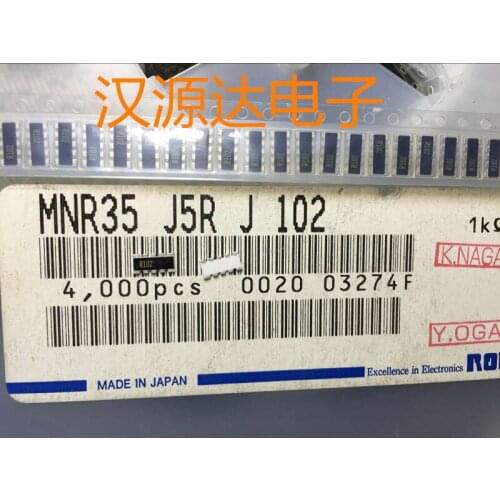 Original new 100% SMD resistor 1206x5 1K 10pin 6431 MNR35J5RJ102 (Inductor)