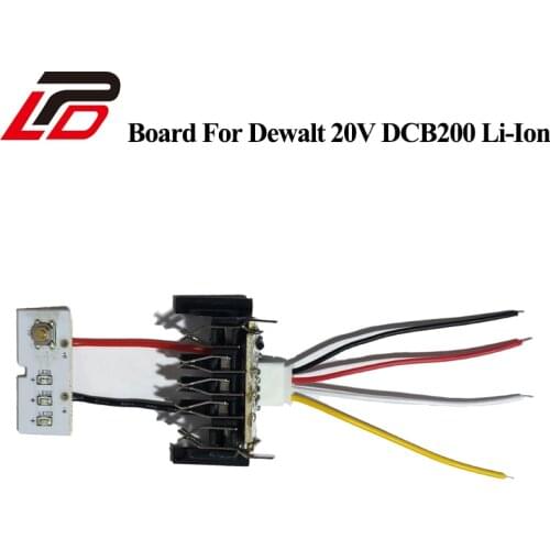 PCB Circuit Board for Dewalt DCB200 DCB201 DCB203 DCB204 18V 20V 1.5Ah Lithium Battery Charging Protection Chip