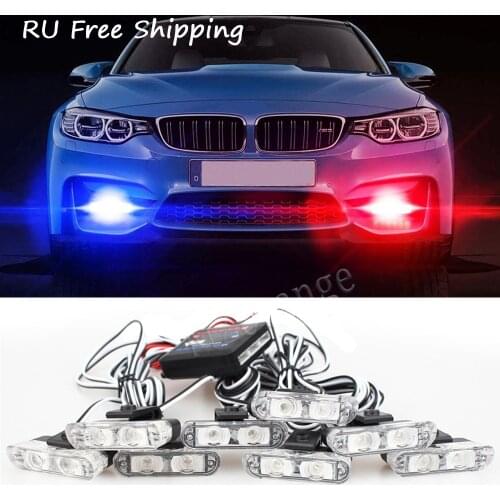 Police light strobe light Police Emergency Warning Flashing Signal light LED police light Fso Daytime running lights car light