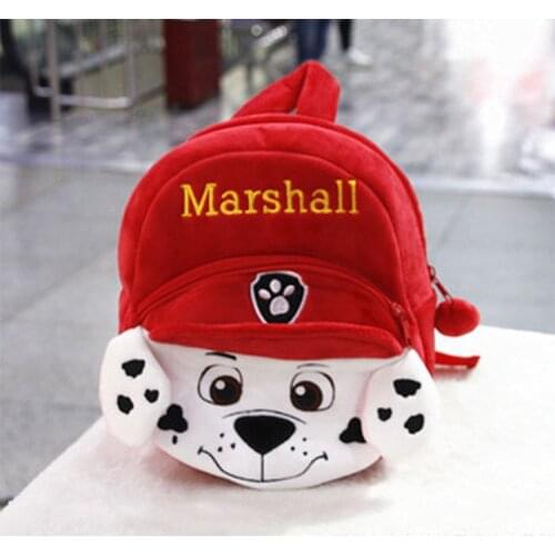 Paw Patrol Backpack In Kindergarten 1-6year Old Childrens School Bag Plush Cartoon Character Backpack Cute Preschool