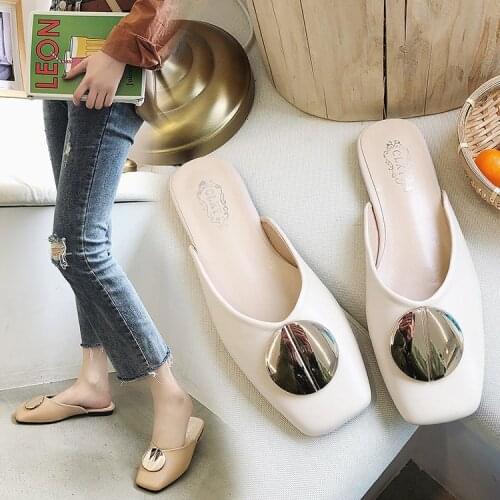 Womens Sandals New Style Womens Summer Outdoor Slippers Summer 2021 New Style Sandals Flat-bottom Non-slip Womens Shoes