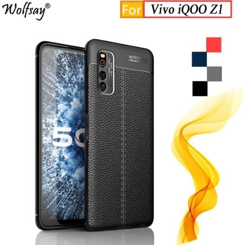 For Vivo iQOO Z1 Case 6.57" Rubber Shockproof Bumper Silicone Case For Vivo iQOO Z1 Phone Cover For Vivo iQOO Z1 iQOOZ1 5G Case
