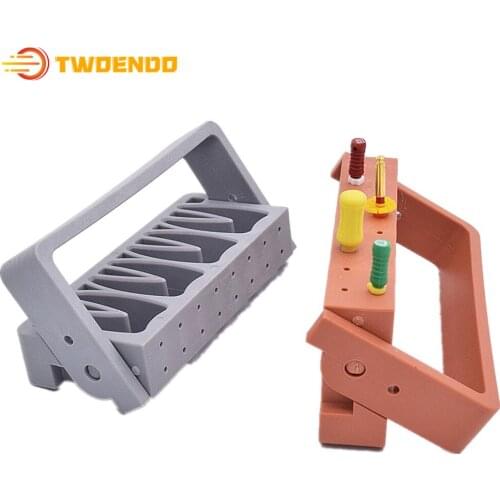 Dental 5pcs Root Canal Measurement 16 Holes Autoclavable Endo Block Endo Box