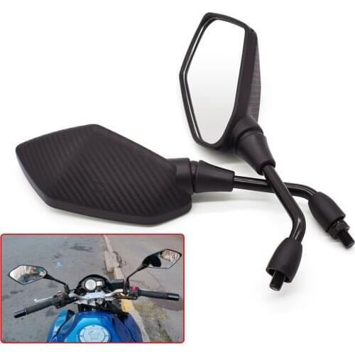 1 Pair Motorcycle Rear View Mirrors For HONDA CRM250R CRF250L CRF250M CRF1000L CRF 250L 250M 10mm 8mm Back Side Convex Mirror