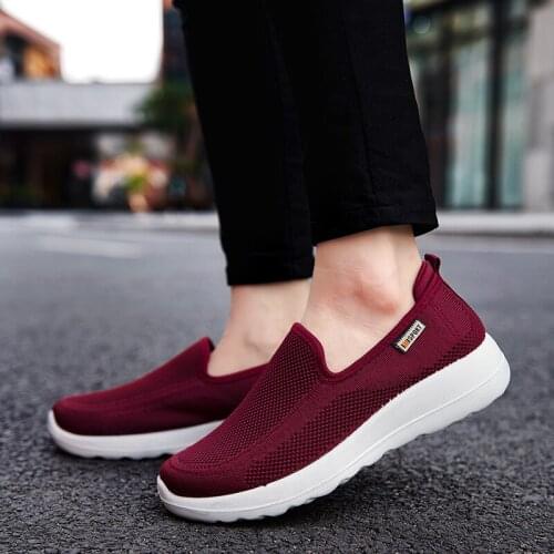 Womens Casual Shoes Large Size 44 Summer Sports Shoes Womens Vulcanized Shoes Casual Flat Shoes Soft Walking Shoes