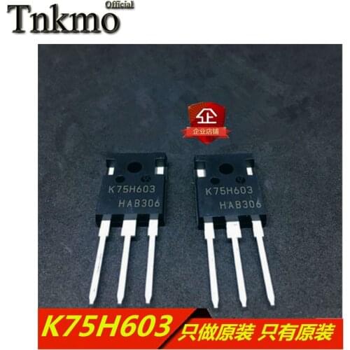 10PCS IKW75N60H3 K75H603 TO-247 IGW75N60H3 G75H603 TO247 75A 600V Power IGBT Transistor free delivery