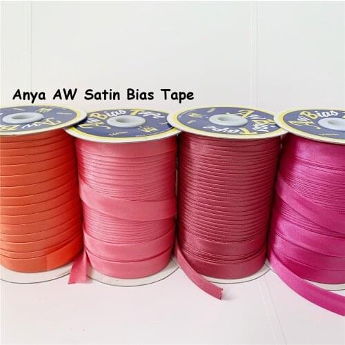5/8" (15mm)X20Yards/Card Satin Bias Tape Binding Tape,AW Brand handmade For DIY Garment Sewing And Trimming